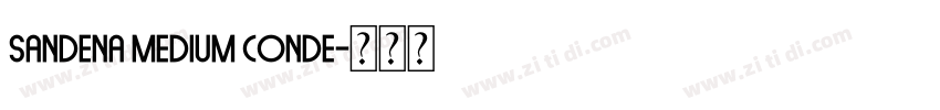 Sandena Medium Conde字体转换 Sandena Medium Conde字体转换